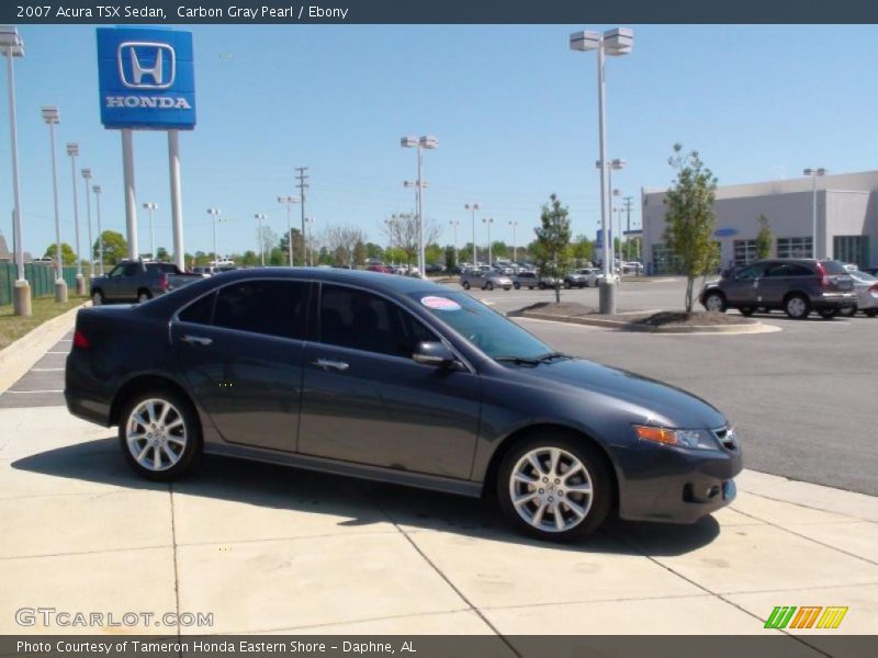 Carbon Gray Pearl / Ebony 2007 Acura TSX Sedan