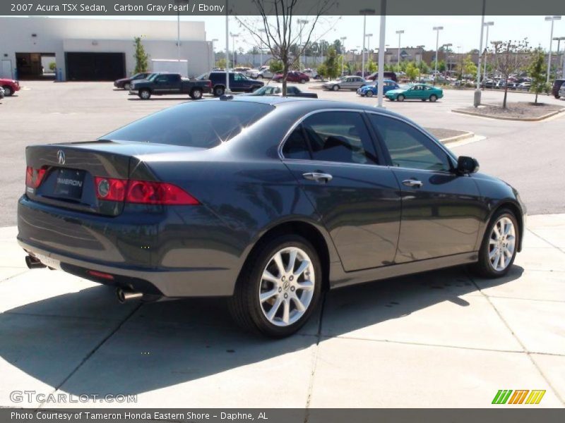 Carbon Gray Pearl / Ebony 2007 Acura TSX Sedan