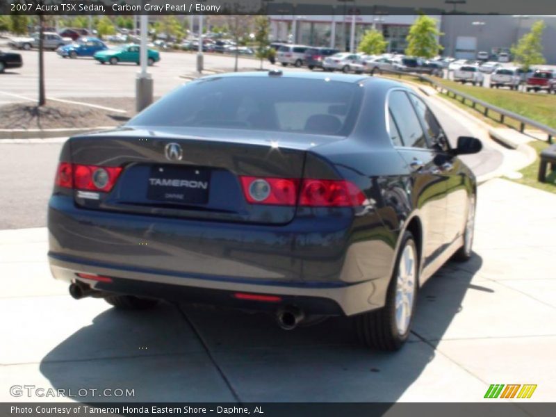 Carbon Gray Pearl / Ebony 2007 Acura TSX Sedan