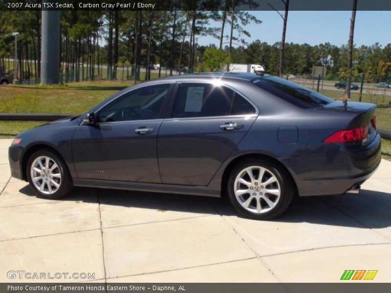 Carbon Gray Pearl / Ebony 2007 Acura TSX Sedan