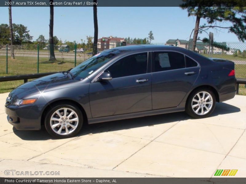 Carbon Gray Pearl / Ebony 2007 Acura TSX Sedan