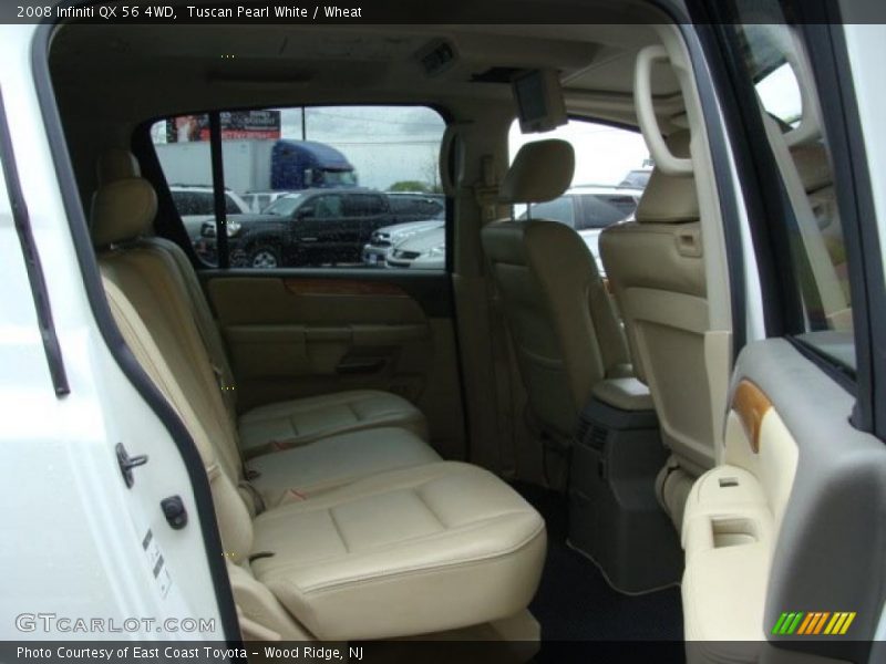 Tuscan Pearl White / Wheat 2008 Infiniti QX 56 4WD