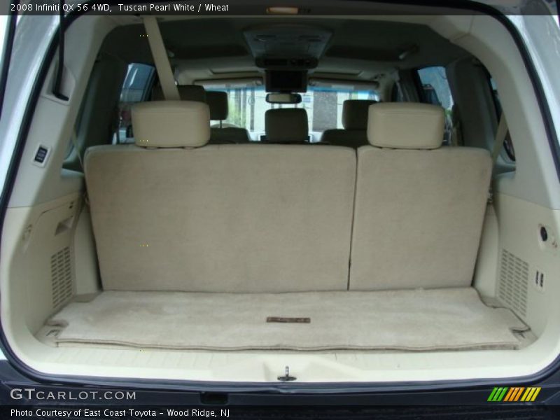 Tuscan Pearl White / Wheat 2008 Infiniti QX 56 4WD