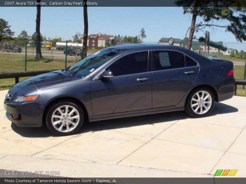 Carbon Gray Pearl / Ebony 2007 Acura TSX Sedan