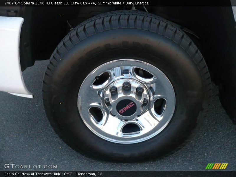 Summit White / Dark Charcoal 2007 GMC Sierra 2500HD Classic SLE Crew Cab 4x4