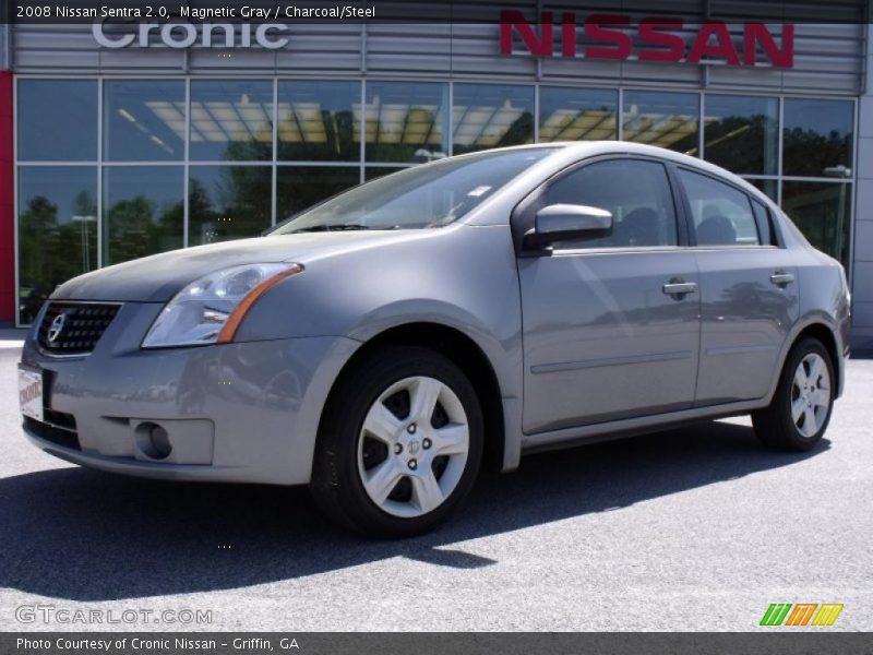 Magnetic Gray / Charcoal/Steel 2008 Nissan Sentra 2.0