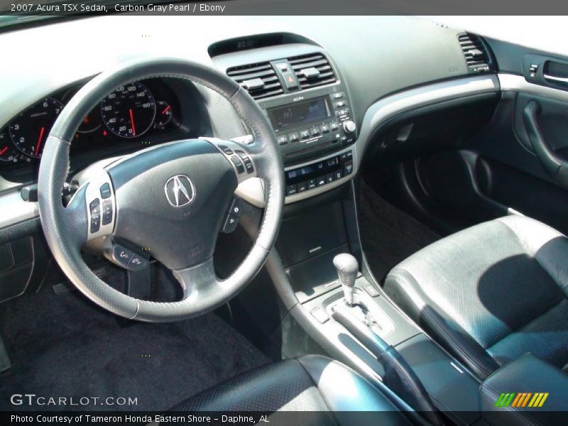 Carbon Gray Pearl / Ebony 2007 Acura TSX Sedan