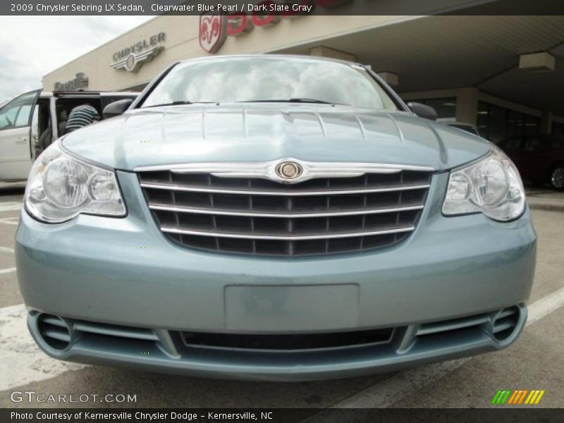 Clearwater Blue Pearl / Dark Slate Gray 2009 Chrysler Sebring LX Sedan