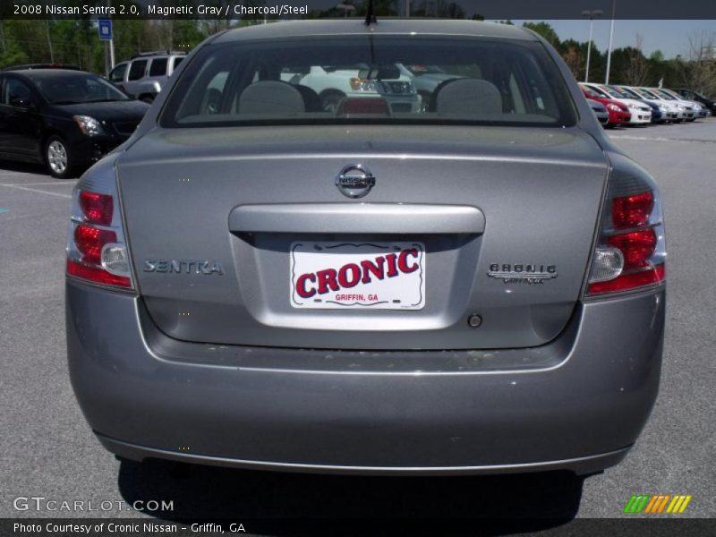 Magnetic Gray / Charcoal/Steel 2008 Nissan Sentra 2.0