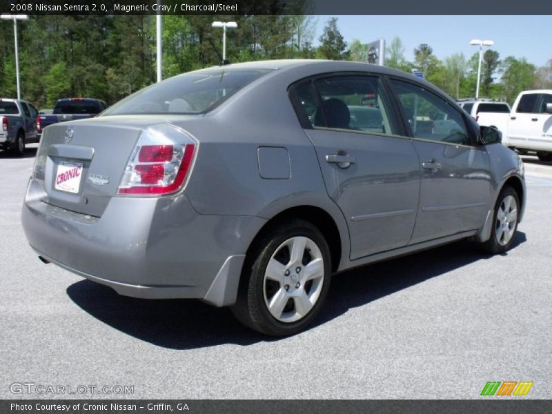 Magnetic Gray / Charcoal/Steel 2008 Nissan Sentra 2.0