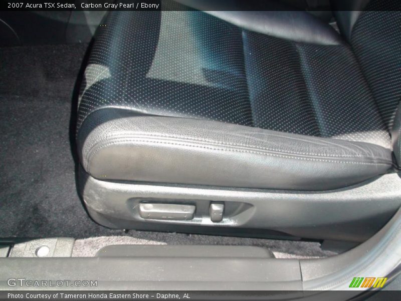 Carbon Gray Pearl / Ebony 2007 Acura TSX Sedan