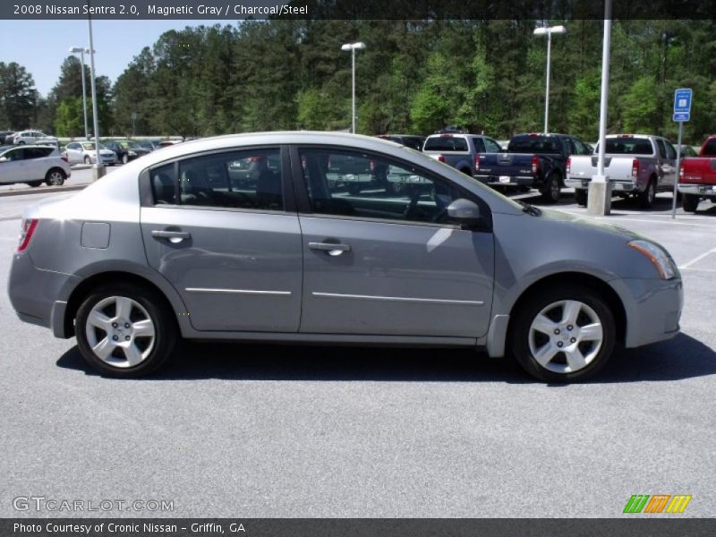 Magnetic Gray / Charcoal/Steel 2008 Nissan Sentra 2.0