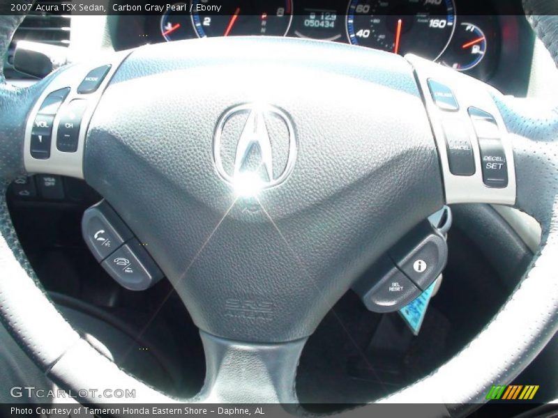 Carbon Gray Pearl / Ebony 2007 Acura TSX Sedan
