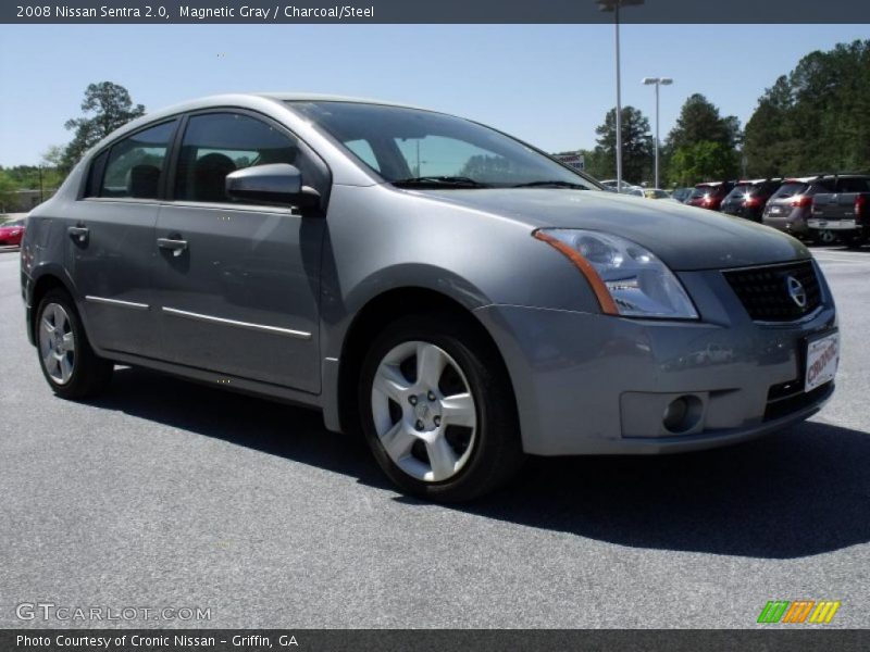Magnetic Gray / Charcoal/Steel 2008 Nissan Sentra 2.0