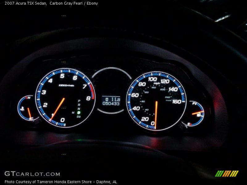 Carbon Gray Pearl / Ebony 2007 Acura TSX Sedan