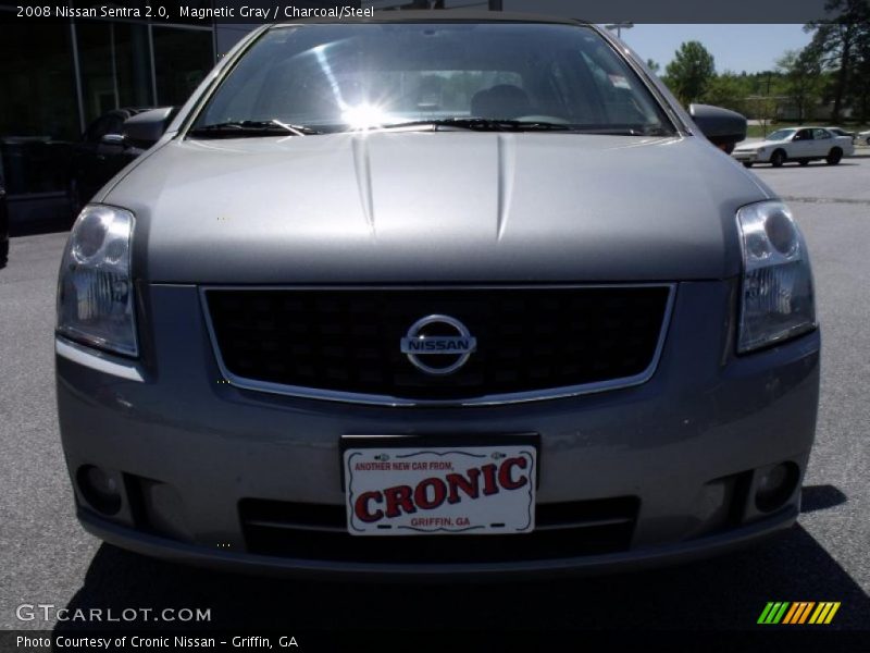Magnetic Gray / Charcoal/Steel 2008 Nissan Sentra 2.0