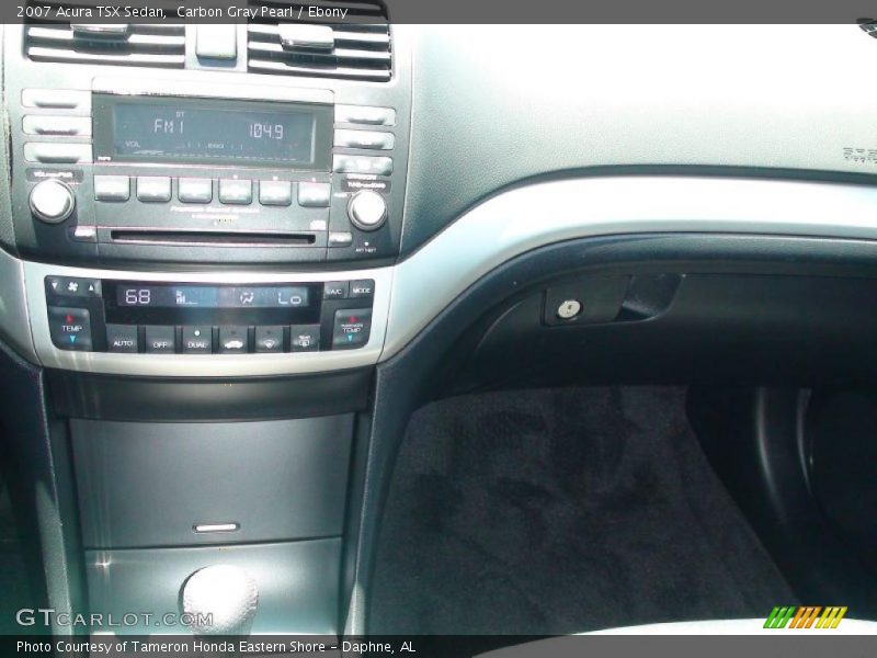 Carbon Gray Pearl / Ebony 2007 Acura TSX Sedan