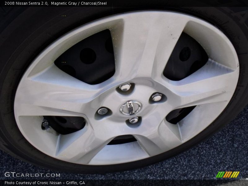 Magnetic Gray / Charcoal/Steel 2008 Nissan Sentra 2.0