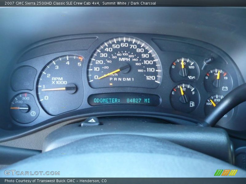 Summit White / Dark Charcoal 2007 GMC Sierra 2500HD Classic SLE Crew Cab 4x4