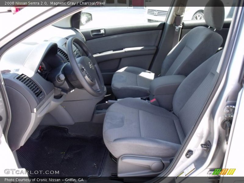 Magnetic Gray / Charcoal/Steel 2008 Nissan Sentra 2.0