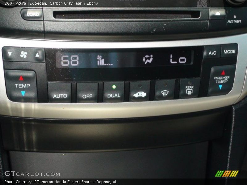 Carbon Gray Pearl / Ebony 2007 Acura TSX Sedan