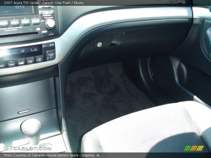 Carbon Gray Pearl / Ebony 2007 Acura TSX Sedan