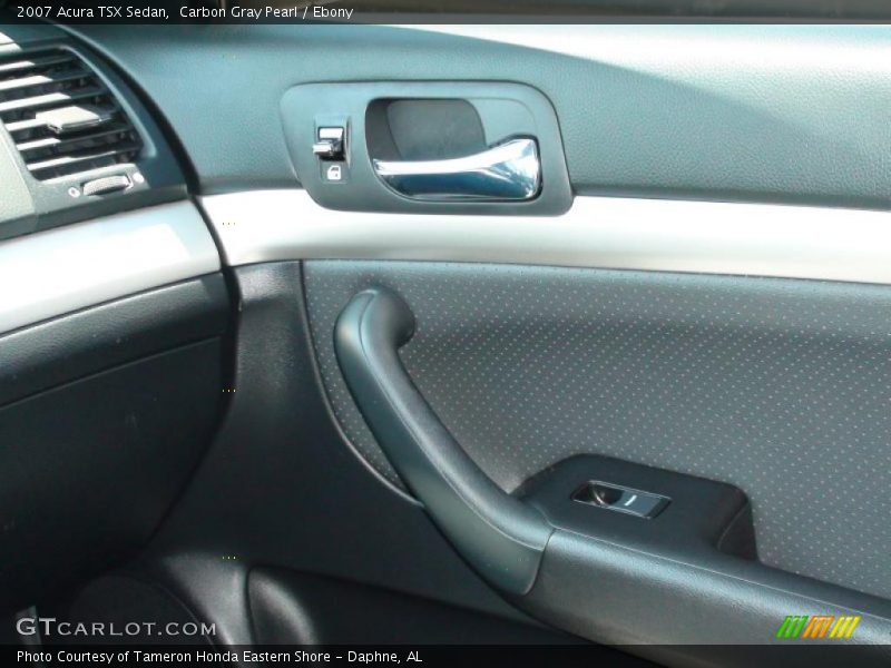 Carbon Gray Pearl / Ebony 2007 Acura TSX Sedan