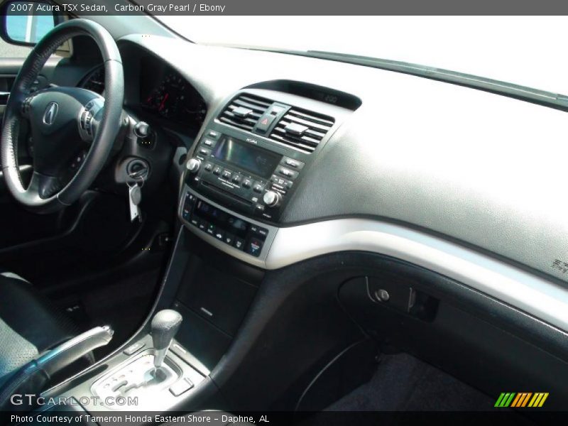 Carbon Gray Pearl / Ebony 2007 Acura TSX Sedan