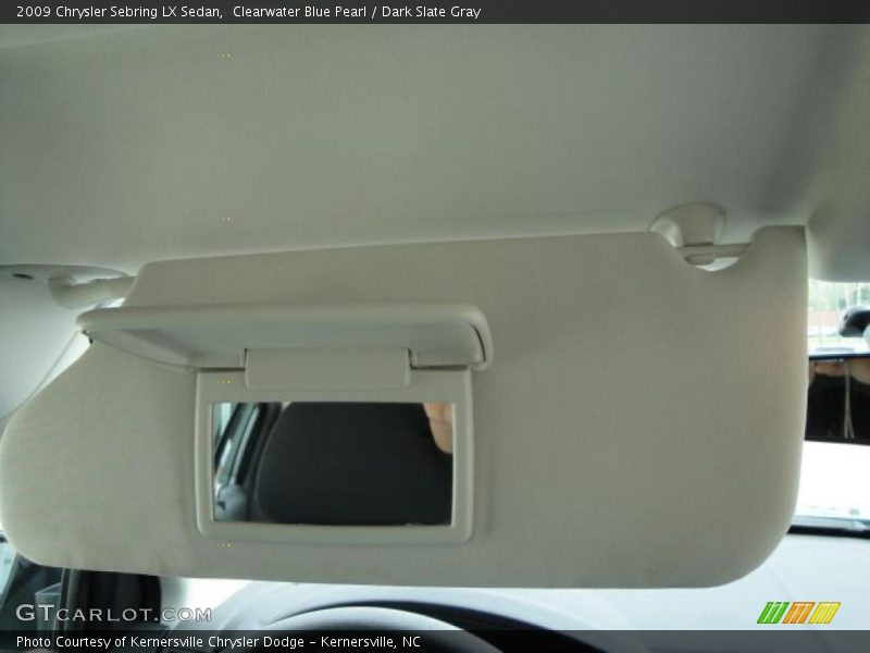 Clearwater Blue Pearl / Dark Slate Gray 2009 Chrysler Sebring LX Sedan