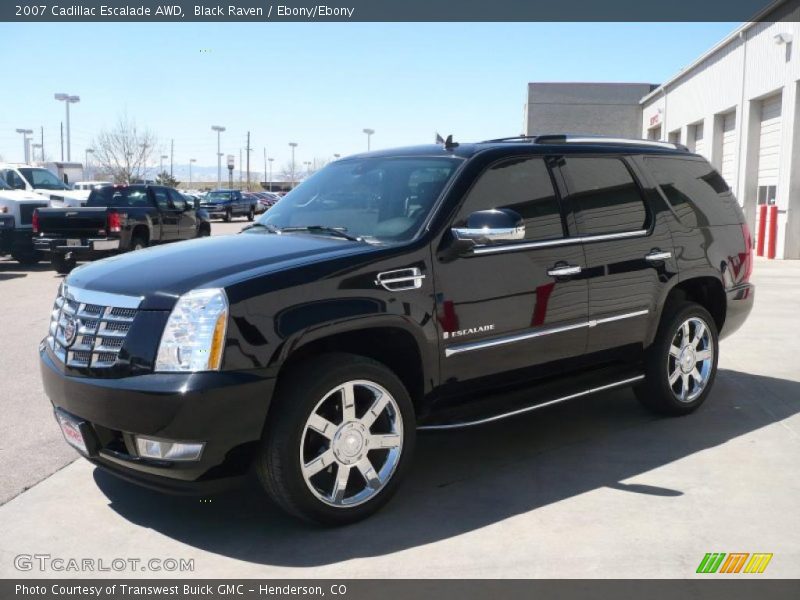 Black Raven / Ebony/Ebony 2007 Cadillac Escalade AWD