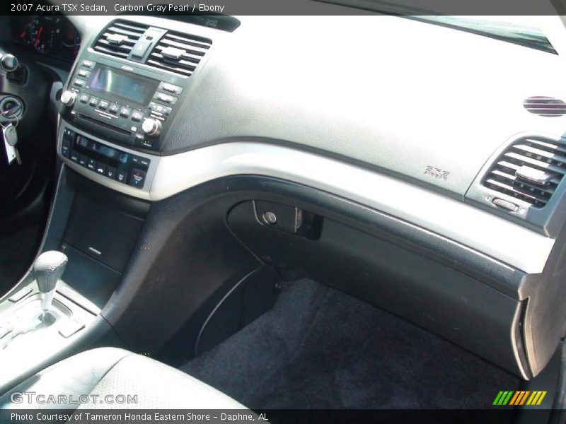 Carbon Gray Pearl / Ebony 2007 Acura TSX Sedan