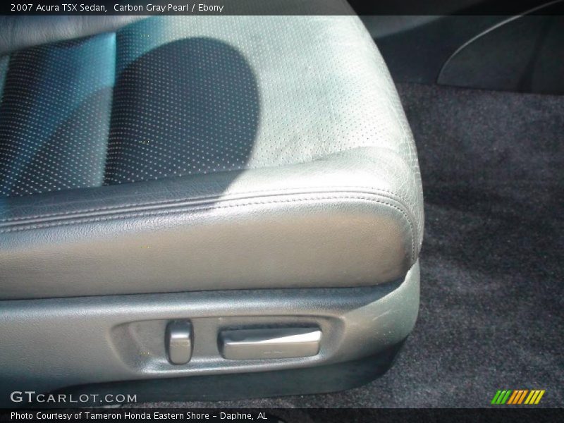 Carbon Gray Pearl / Ebony 2007 Acura TSX Sedan