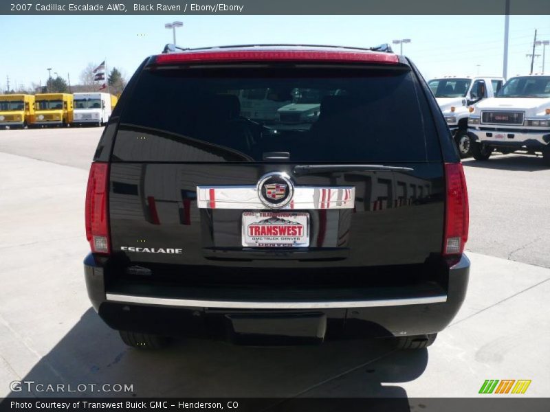 Black Raven / Ebony/Ebony 2007 Cadillac Escalade AWD