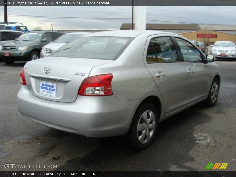 Silver Streak Mica / Dark Charcoal 2008 Toyota Yaris Sedan