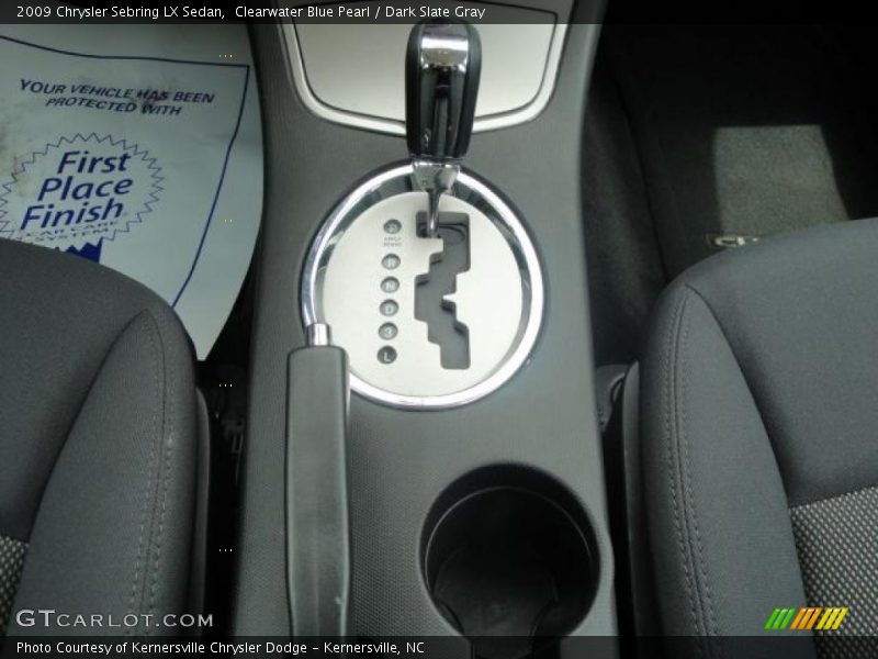 Clearwater Blue Pearl / Dark Slate Gray 2009 Chrysler Sebring LX Sedan