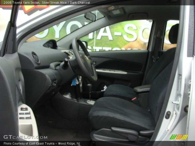 Silver Streak Mica / Dark Charcoal 2008 Toyota Yaris Sedan