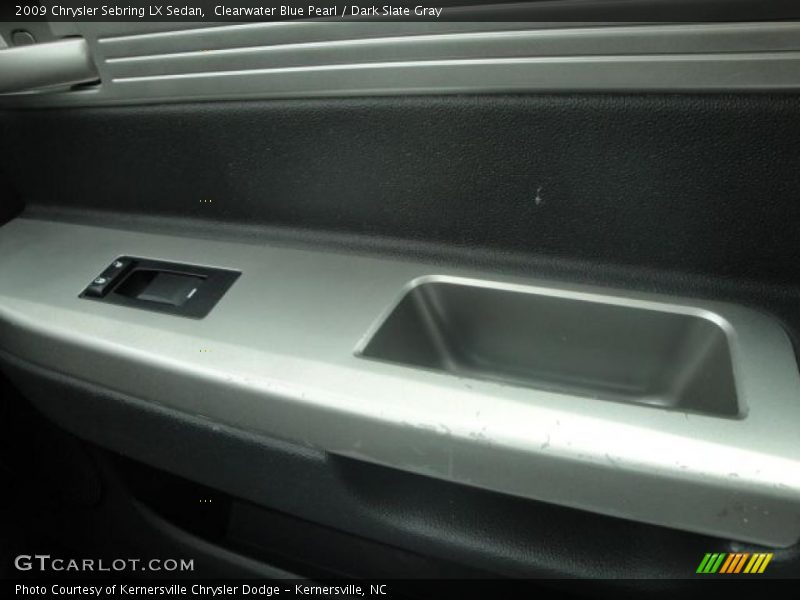 Clearwater Blue Pearl / Dark Slate Gray 2009 Chrysler Sebring LX Sedan