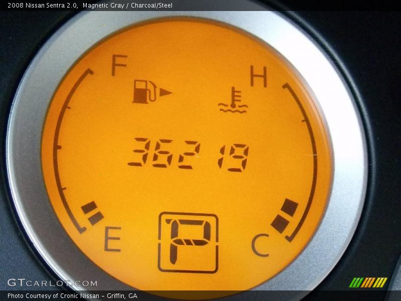 Magnetic Gray / Charcoal/Steel 2008 Nissan Sentra 2.0