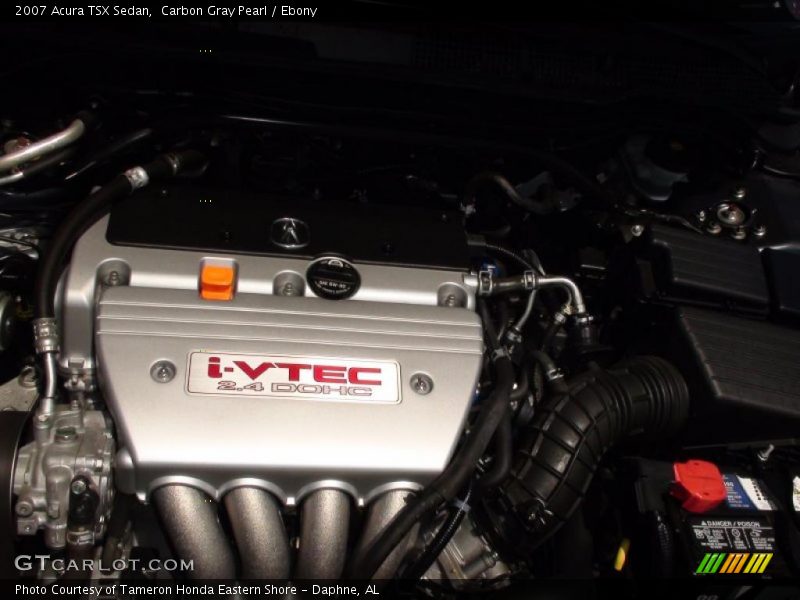 Carbon Gray Pearl / Ebony 2007 Acura TSX Sedan