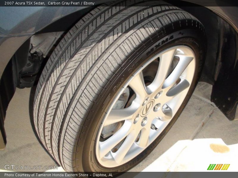 Carbon Gray Pearl / Ebony 2007 Acura TSX Sedan