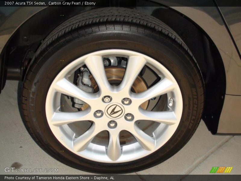Carbon Gray Pearl / Ebony 2007 Acura TSX Sedan