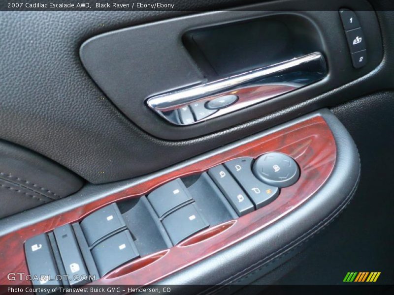 Black Raven / Ebony/Ebony 2007 Cadillac Escalade AWD