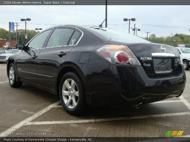 Super Black / Charcoal 2009 Nissan Altima Hybrid