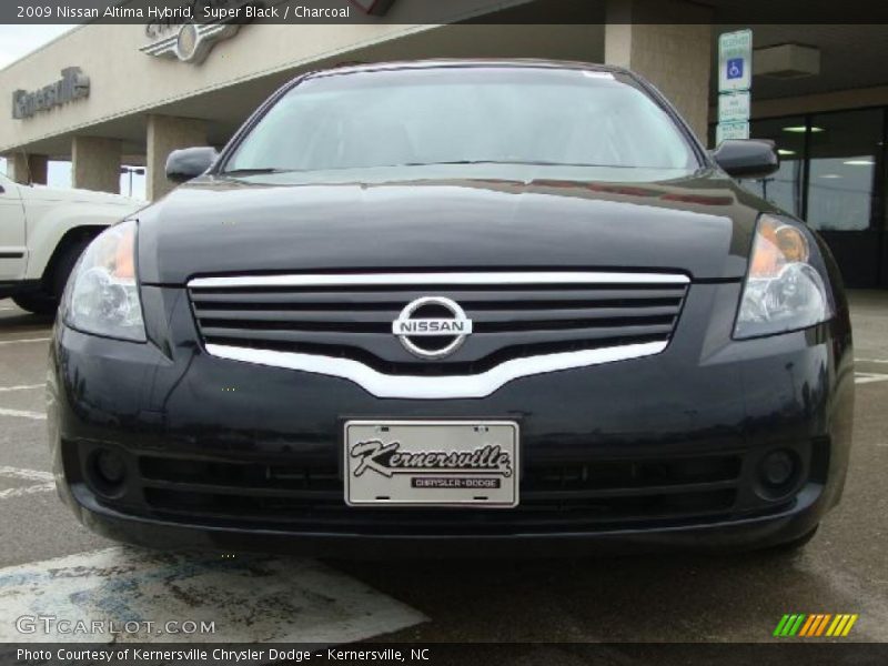 Super Black / Charcoal 2009 Nissan Altima Hybrid