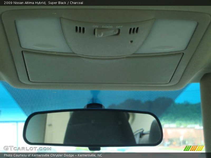 Super Black / Charcoal 2009 Nissan Altima Hybrid