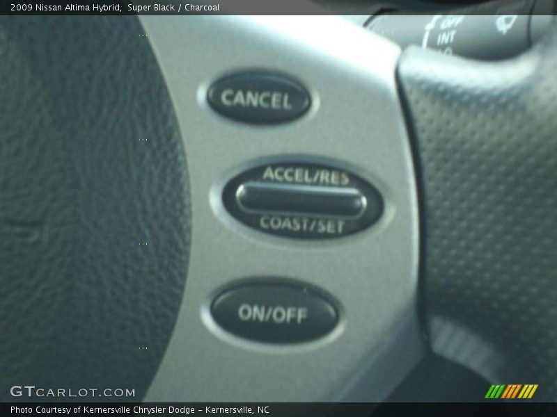 Super Black / Charcoal 2009 Nissan Altima Hybrid