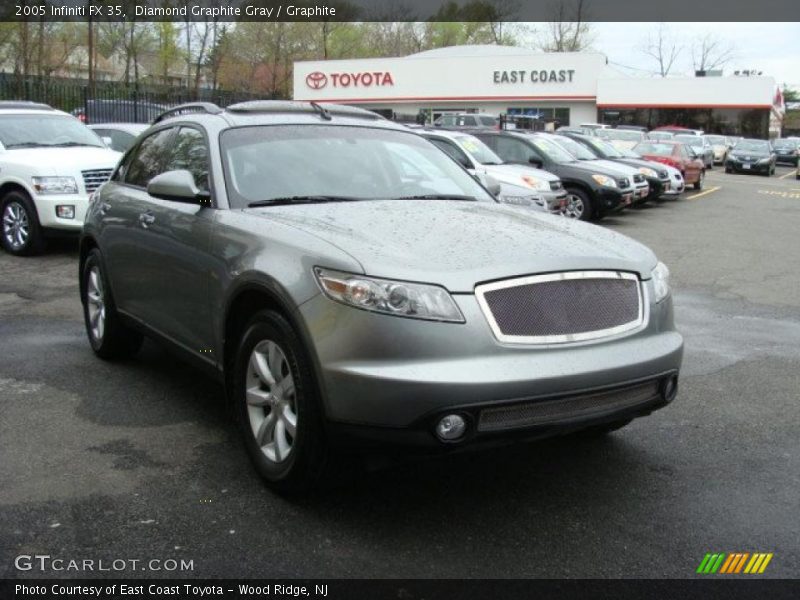 Diamond Graphite Gray / Graphite 2005 Infiniti FX 35
