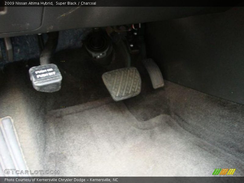 Super Black / Charcoal 2009 Nissan Altima Hybrid