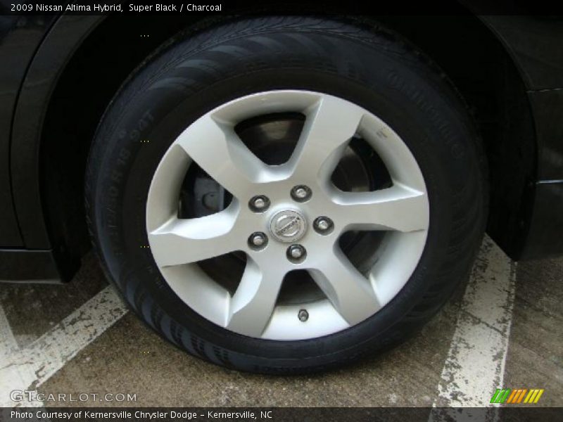 Super Black / Charcoal 2009 Nissan Altima Hybrid
