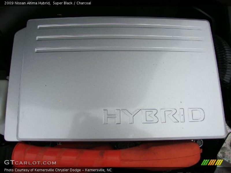 Super Black / Charcoal 2009 Nissan Altima Hybrid